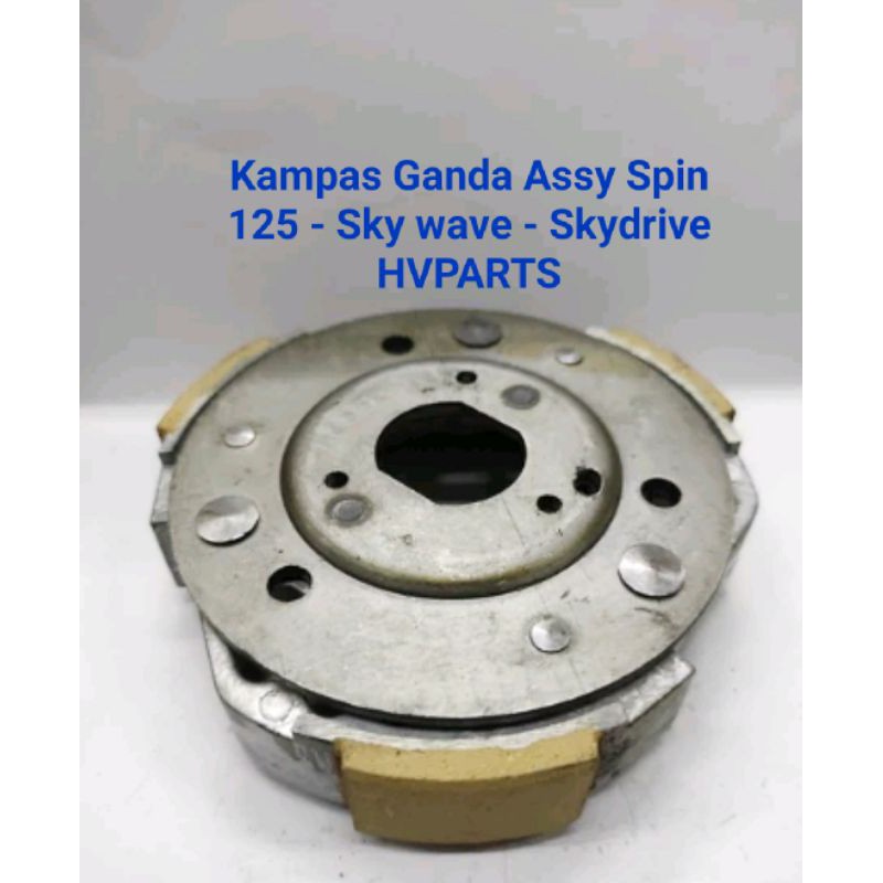 Kampas Kanvas Ganda Assy Spin 125 - Sky wave - Skydrive A