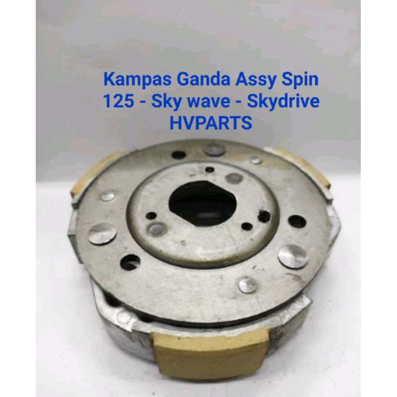 Kampas Kanvas Ganda Assy Spin 125 - Sky wave - Skydrive A