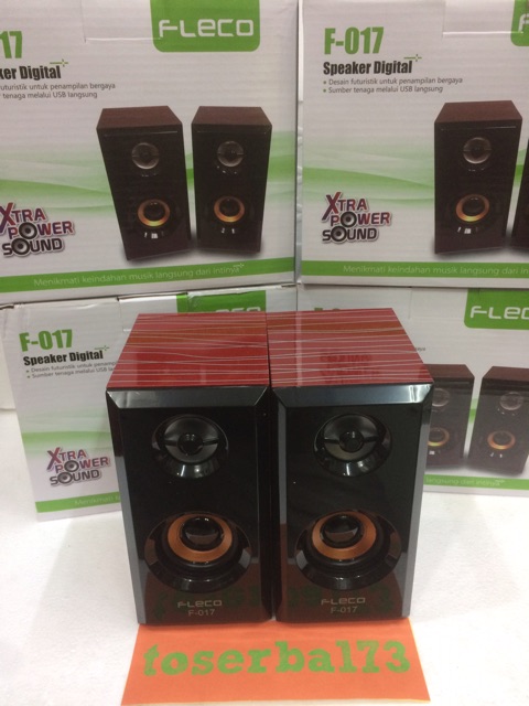 Speaker Komputer Fleco F 017/ Speaker Extra Sound Fleco/ Speaker Digital Fleco/ Speaker Komputer Sup