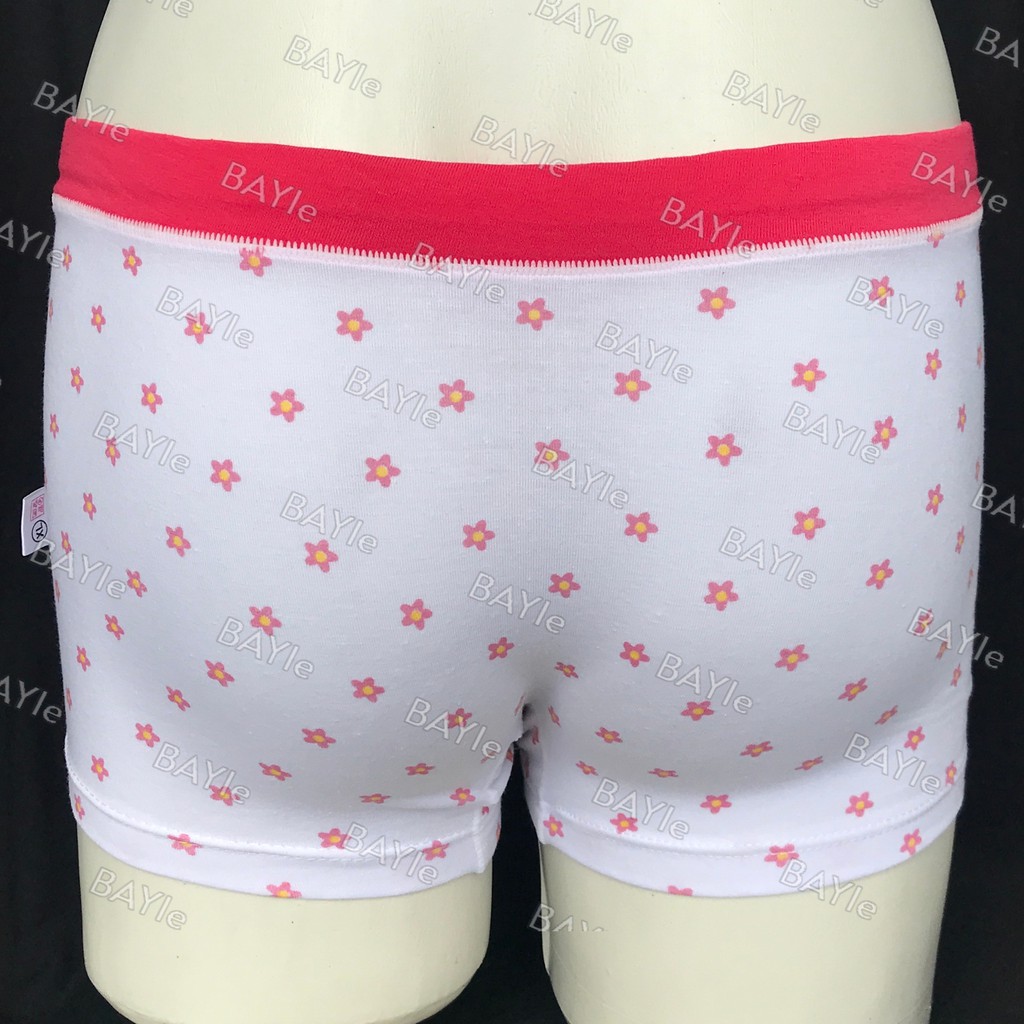 BAYIe - 1 PCS Celana Dalam / CD Anak Perempuan Cewek BOXER GOLDEN NICK W3L4001 Motif BEAR/ Kid's Underwear Size M L XL