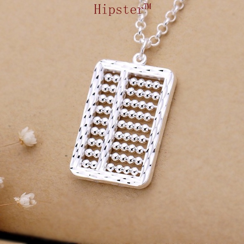 Best-Selling New Type 18K Golden Wishes Abacus Pendant Necklace