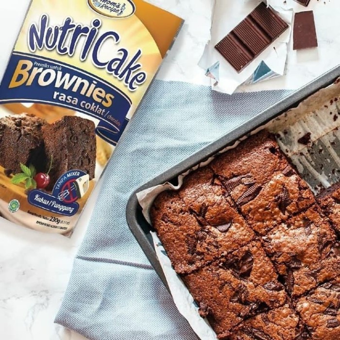 

TERLARIS NUTRICAKE BROWNIES. Nutricake coklat pouch 230gr.