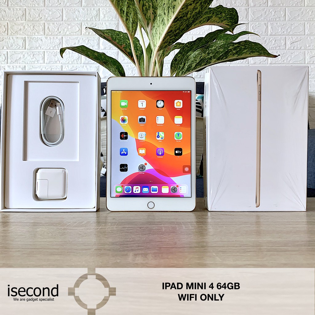 Ipad Mini 4 64GB WIFI ONLY Second Fullset Istimewa