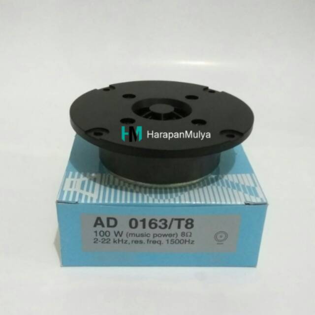 Dome Tweeter 3" / 3 inch Tango AD0163/T8 (100 Watt / 8 Ohm)