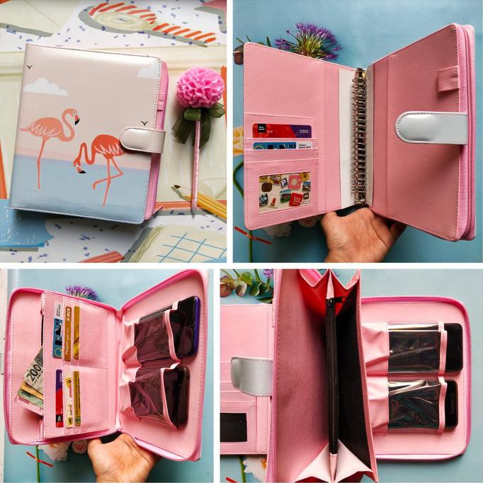 

✨ BISA COD ✨ BINDER HPO PRINTING MOTIF FLAMINGO A5 (20RING)/B5 (26RING) - B5 26RING SALE Kode
