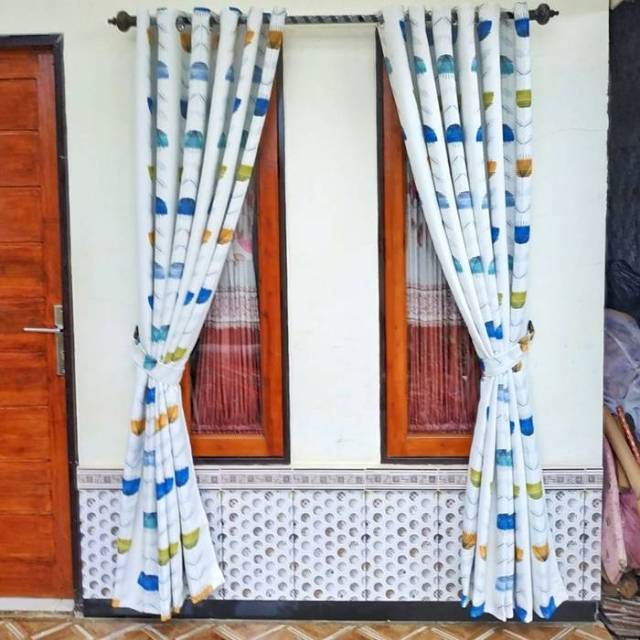 Gorden Sahabat - Gorden Minimalis Ubur Ubur 140x200