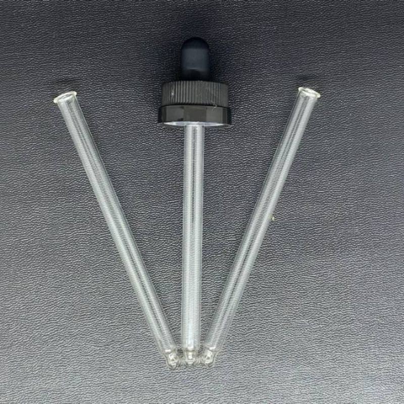 Pipet Kaca Clear Pipet Bening Pipet Tumpul Pipet Untuk Obat Kosmetik