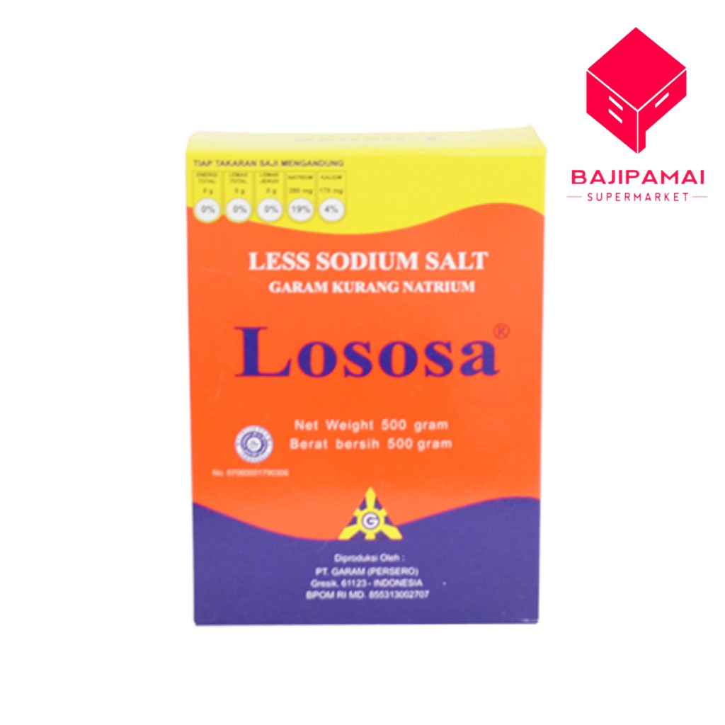 

GARAM HALUS LOSOSA (GARAM KURANG NATRIUM) 500GR