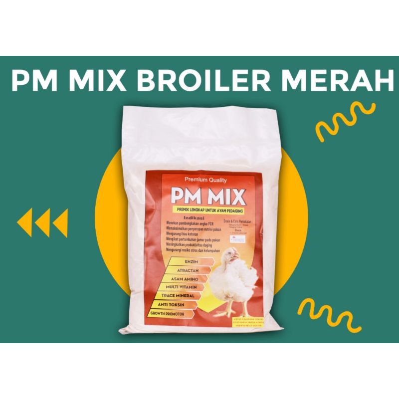 PM MIX Broiler Merah-PREMIX Pakan Ayam