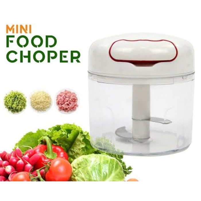 ( COD ) Speedy Chopper Blender Tarik Perajang Manual Sayur Daging Bumbu Dapur Praktis