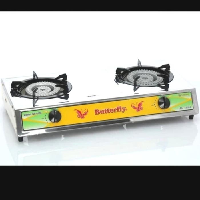 Kompor Gas 2 Tungku Buterfly Api Besar Type 8150