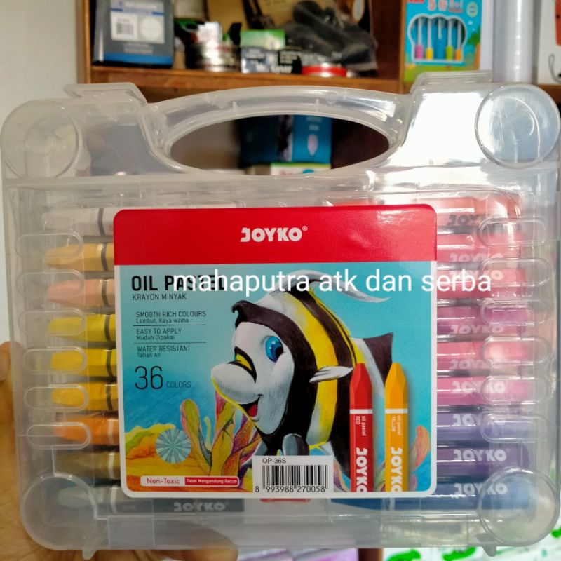 

CRAYON / KRAYON 36 WARNA TITI JOYKO OIL PASTEL MURAH GROSIR