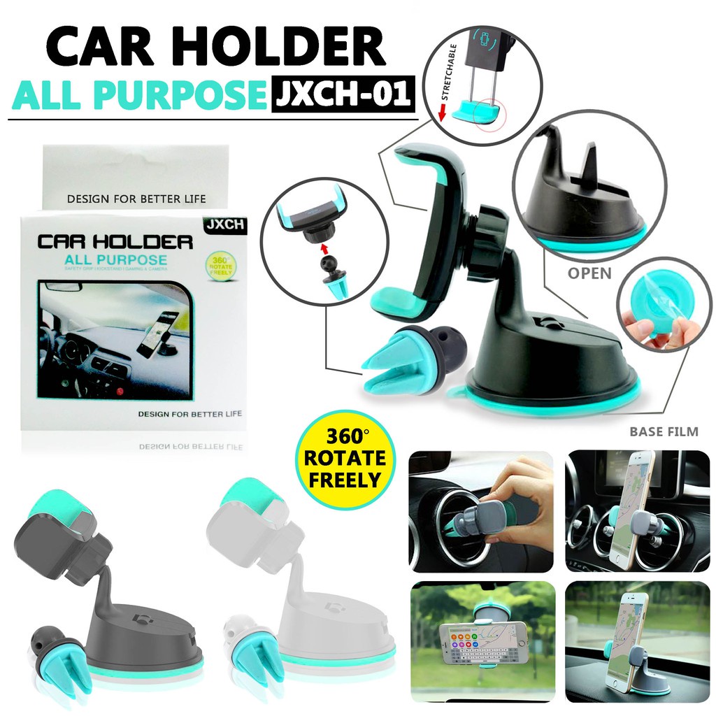 COD Holder Hp Spion Tengah Mobil Model Cengkram Car Holder Rear View Holder Hp