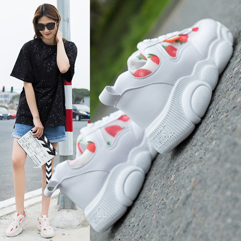 RYS - Strawberry Luxy Sepatu Sneakers Korea Fashion Casual - Ori Import
