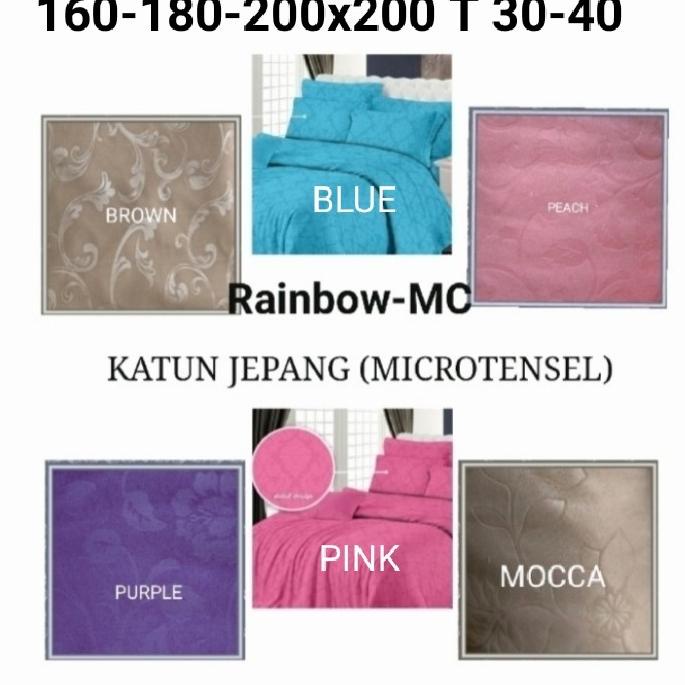 Sprei Katun Jepang 200x200x30&200x200x40 Termurah