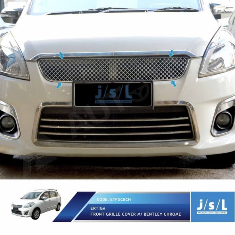 Grill Depan Ertiga 2011 2015 Model Bentley Chrome Front Grille