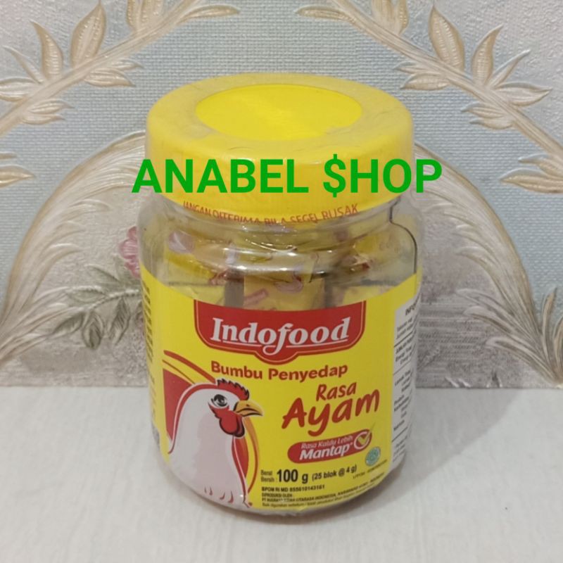 

Indofood Bumbu Penyedap Kaldu Blok Rasa Ayam Cube Chicken Seasoning