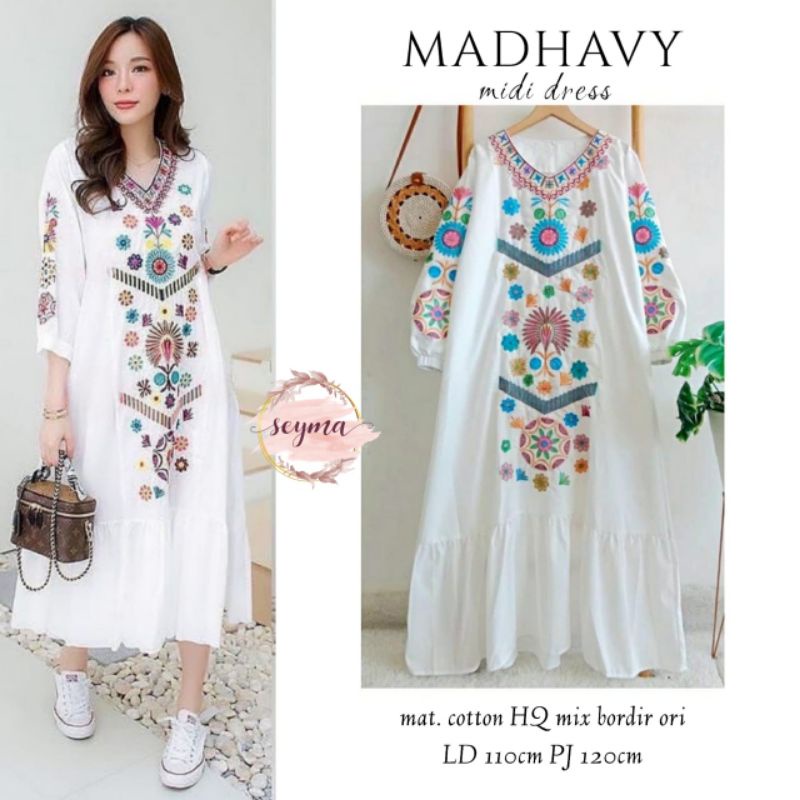 MADHAVY DRESS MIDI || ORI SEYMA