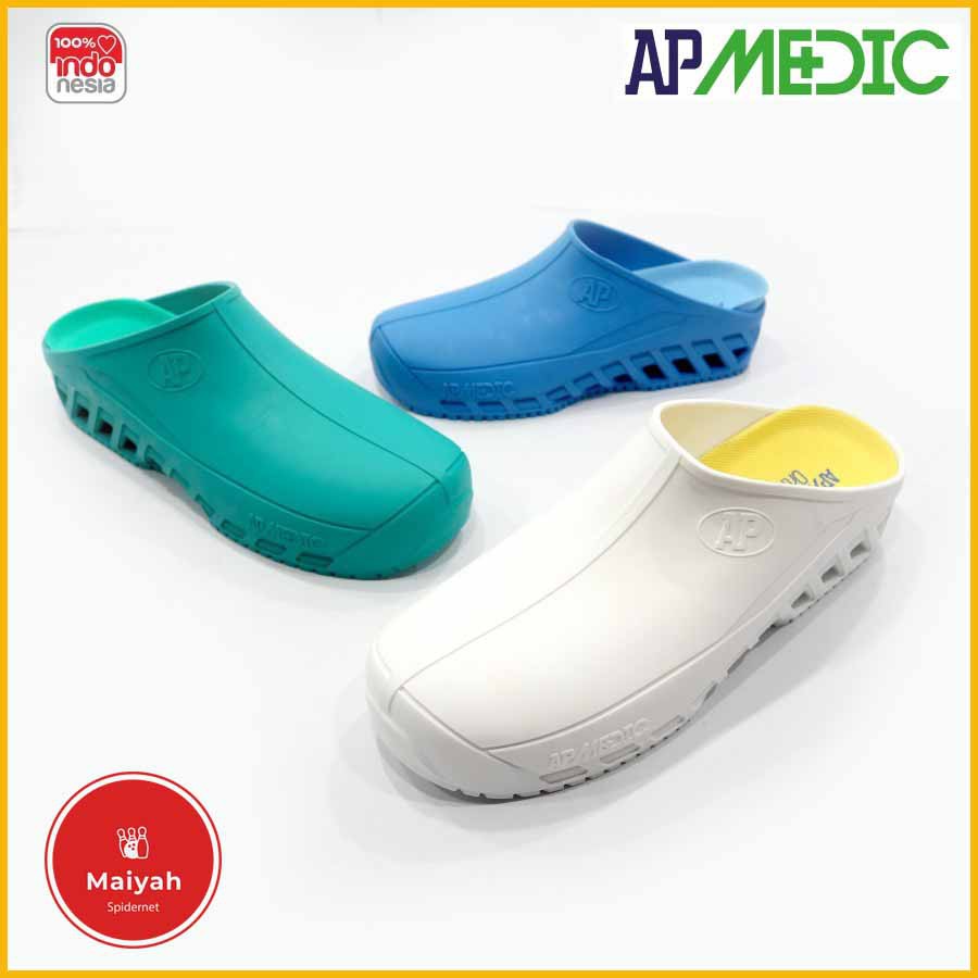 AP Boots AP MEDIC Sepatu Sandal Medis Karet pvc APD nakes klinik sendal sedal Keren Boot sadal ORI