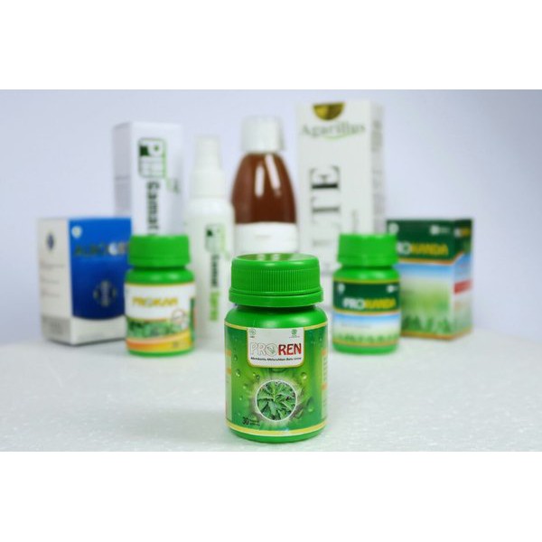 

AGARILLUS Proren Herbal per botol / isi 30 kapsul Obat Ginjal