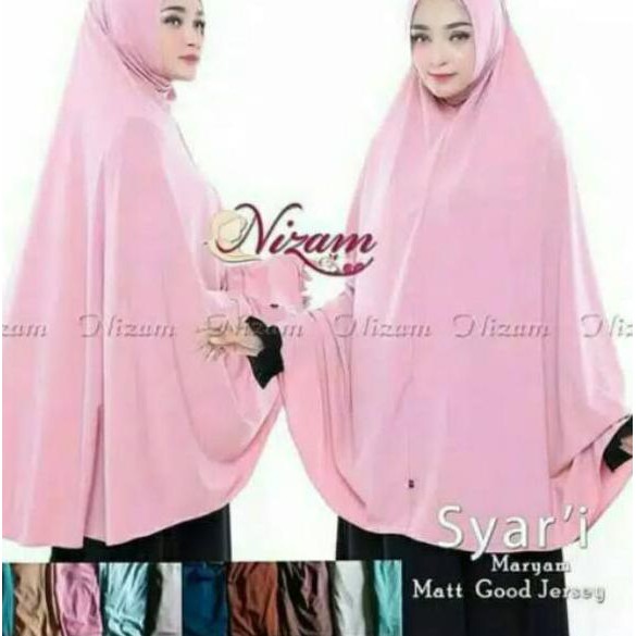 Paling Diminati.. AW. Bergo Hijab ENA Non Pet Super Jumbo Jersey