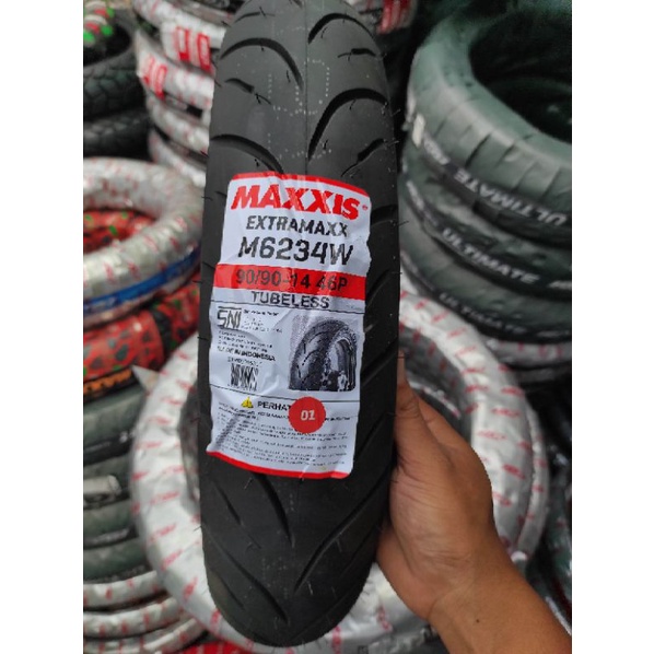 maxxis xtramaxx 90/90 14 tubless free pentil all matic