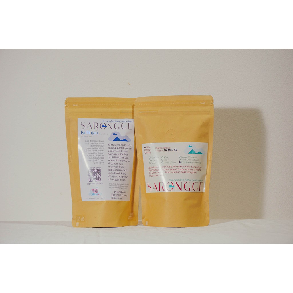 

Kopi Sarongge Ki Hujan - Special Blend (500g) Roasted Beans by Negri Kopi