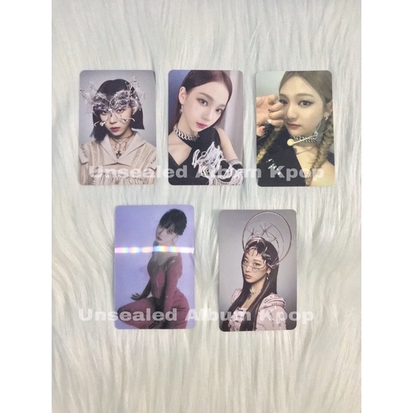 Aespa Savage Photocard lenti lenticular ar pc only giselle ningning karina winter selfie selca