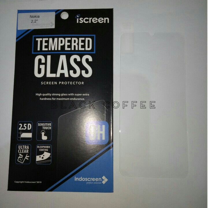 Tempered glass nokia 2.2 2019 tempered glass iScreen bening