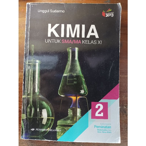 Preloved Erlangga Kimia kelas 11 [BUKU BEKAS SMA]