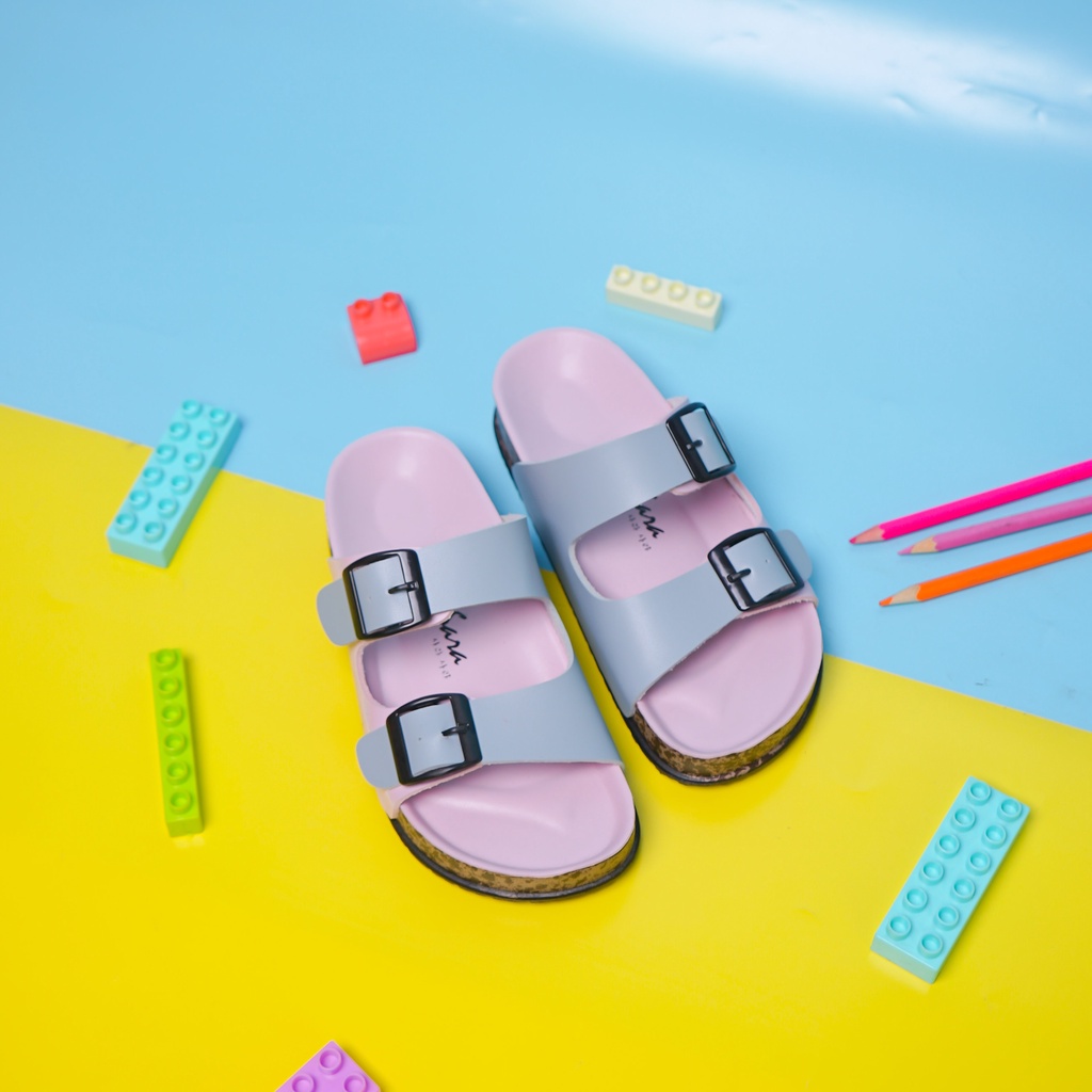 Sara Sara JINNY KIDS Sandal anak sandal slop model birken ban dua UK 26-30