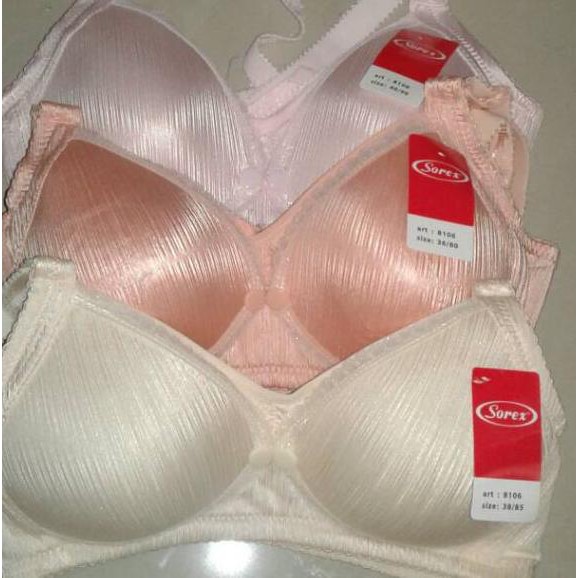 LANGSUNG ATC.. Bra bh menyusui sorex polos busa non kawat uk kecil 8106