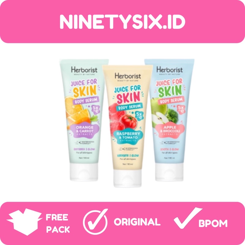 (FREE GIFT)HERBORIST JUICE FOR SKIN BODY SERUM SERIES 180ML / HERBORIST BODY SERUM 180ML