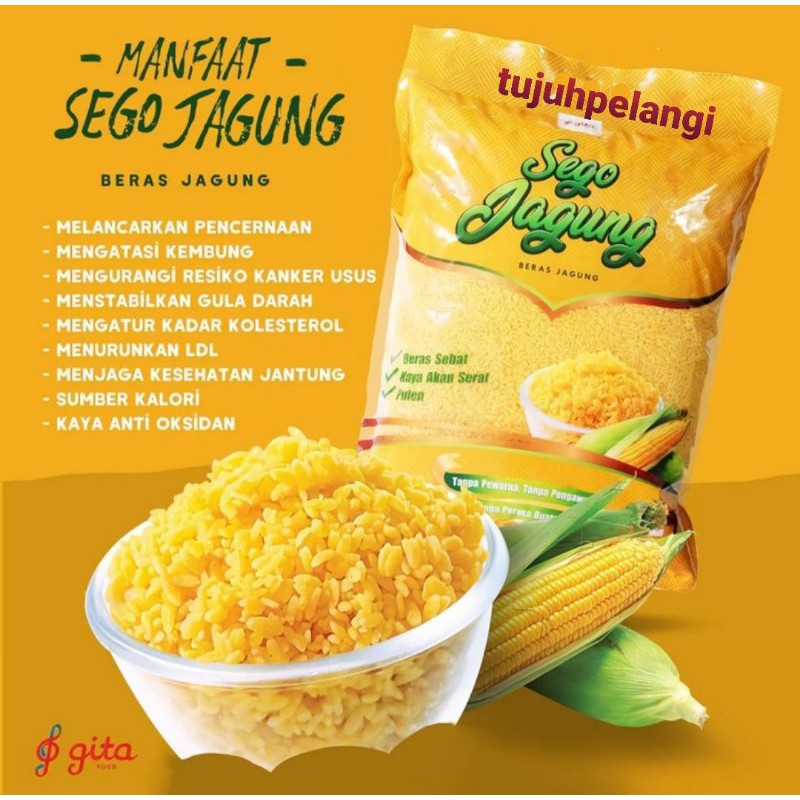 

NASI JAGUNG SEGO JAGUNG BERAS JAGUNG GITA FOOD - 700 Gram