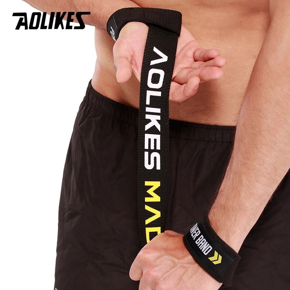 AOLIKES 7637 Powerlifting Wrist Wrap Support / Wristband - Deker Pelindung Pergelangan Tangan