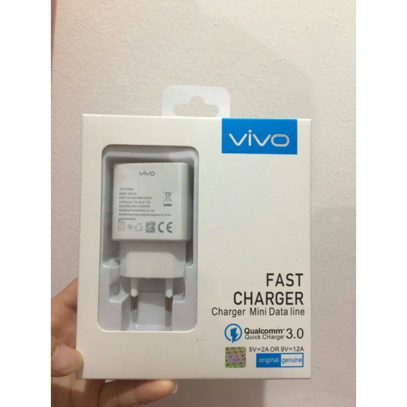 Charger Vivo Fast Charging 9V-2A / X27  44W Original 100%/Charger Vivo V15 V11 V9 V7 V5 Y71 Y83 Y95