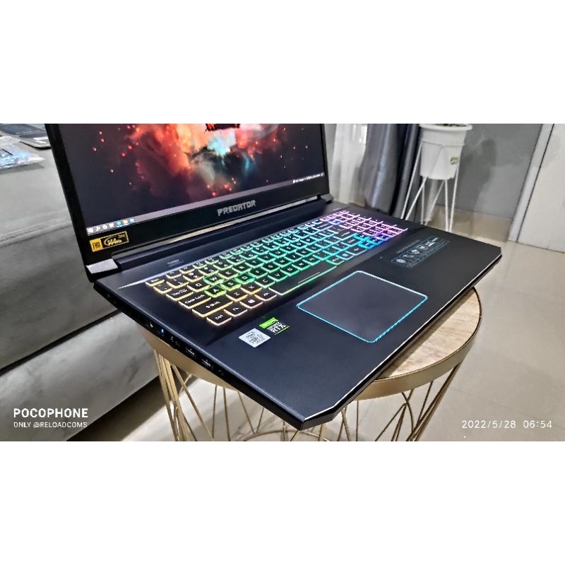ACER PREDATOR HELIOS 300 Intel Core i7 10750H RTX 2060 6GB RAM 16GB SSD 1TB 144HZ ISTIMEWA LIKE NEW