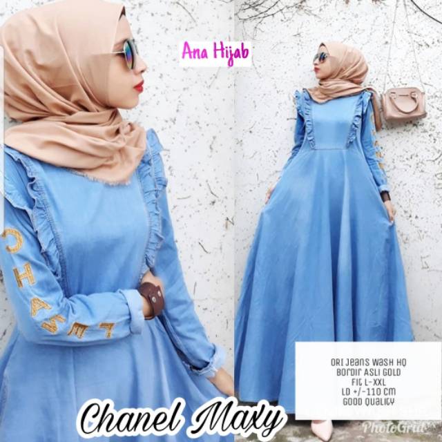 chanel gamis jeans