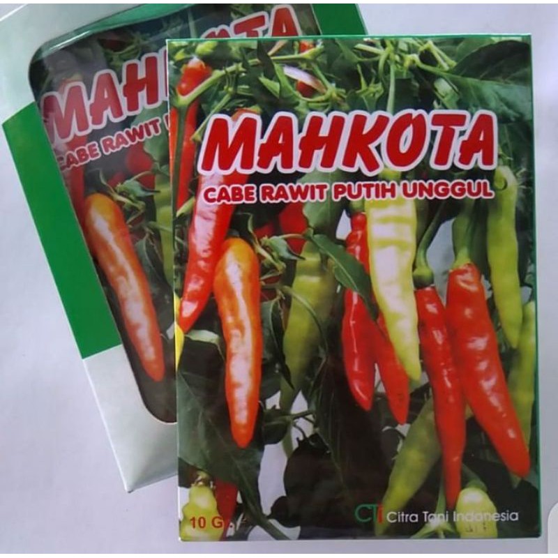 COD Benih bibit Cabe/cabai Rawit Unggul MAHKOTA 10gram - Cabai rawit merah