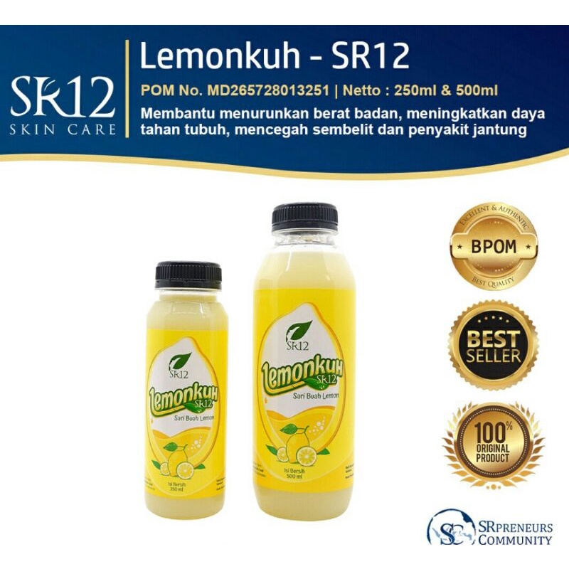 

LEMONKUH SR12 / SARI BUAH LEMON ASLI SR12 / AIR LEMON ASLI