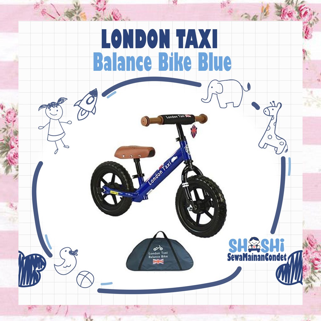 Sewa  London Taxi Balance Bike Blue