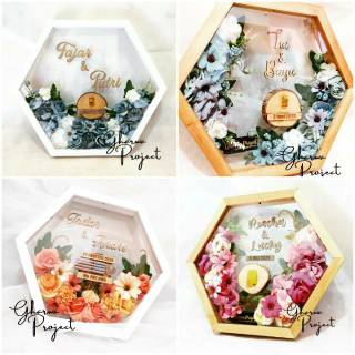 FRAME TRANSPARAN FIGURA BINGKAI  MAHAR SESERAHAN  HANTARAN 