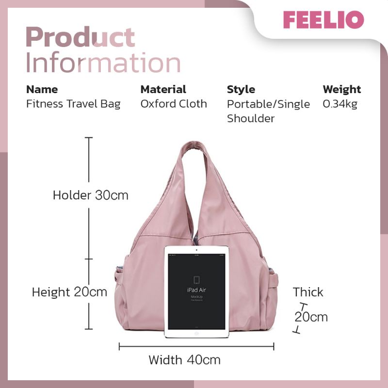 Feelio Tas Fitness Tas Travel Bag TG2