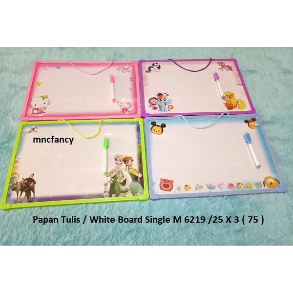 

Papan Tulis / White Board Single M 6219 / 25X3 ( 75 )