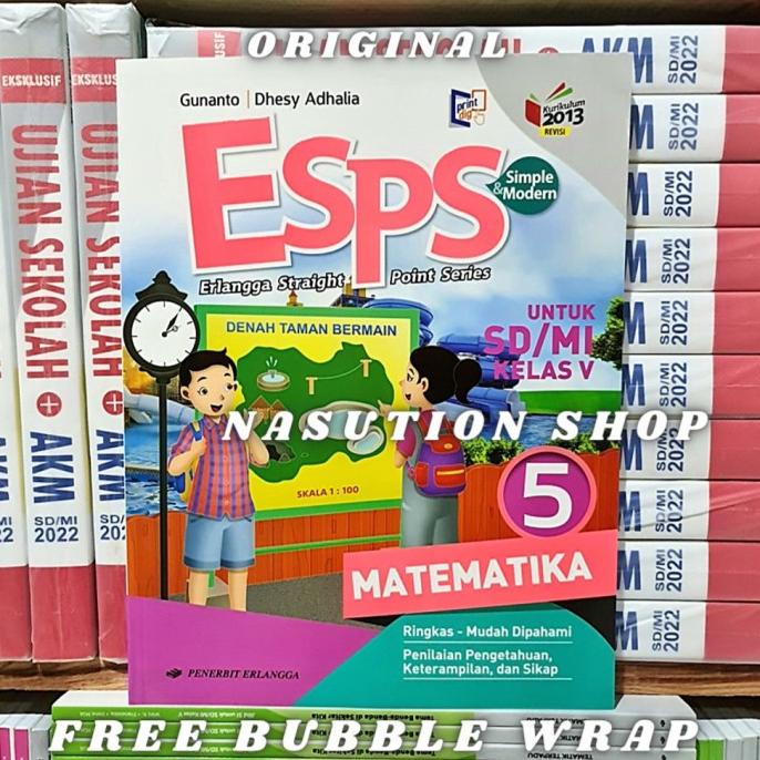 

Buku ESPS Matematika kelas 5 SD Erlangga Star Seller Termurah