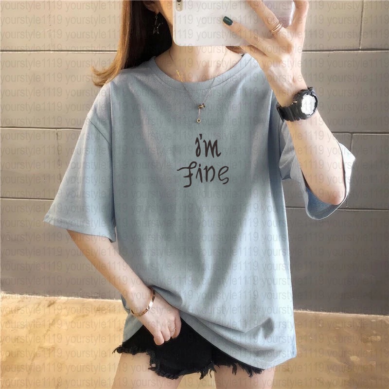 YOURSTYLE1119 - KAOS I'M FINE SAVE ME LEBARAN KEKINIAN TERLARIS KEREN UNISEX OVERSIZE