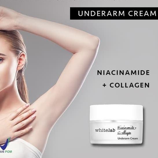 [COD] WHITELAB UNDERARM CREAM Armpit Krim Pemutih Pencerah Kulit Ketiak AMPUH dalam 9 Hari BPOM