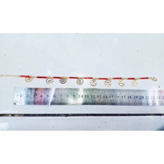 Gelang kaki wanita / lapis emas / yaxiya / xuping / gelang kaki murah