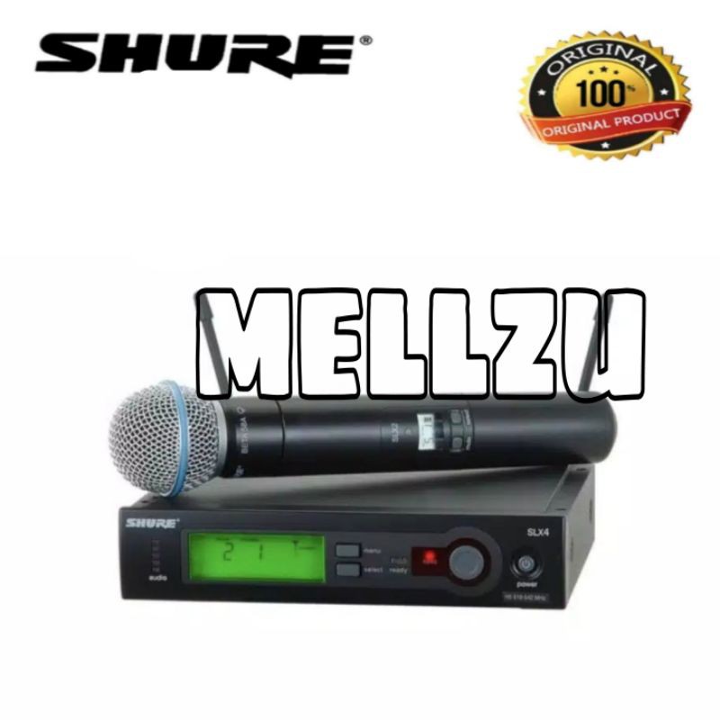Microphone Wireless Shure SLX 24 Beta 58 (ORIGINAL)