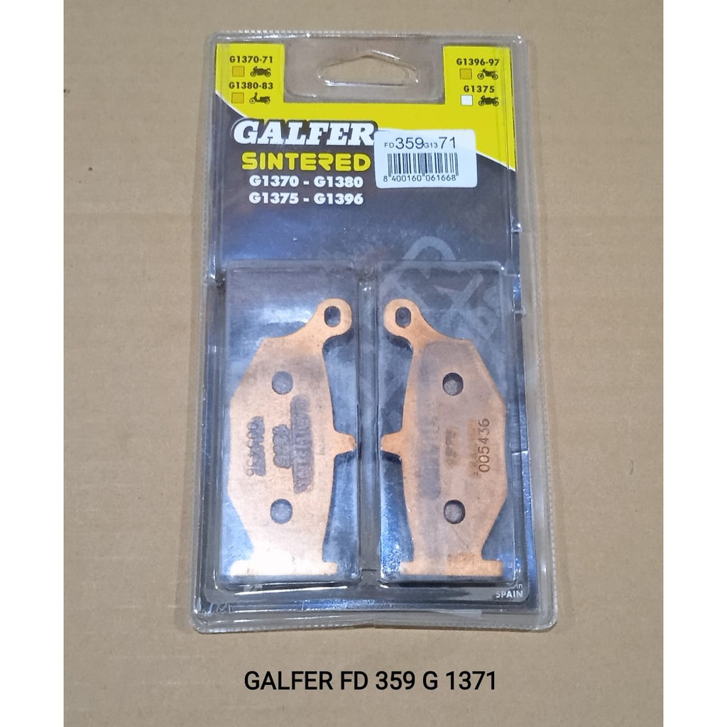 Galfer Brake Pad Disc Pad Kampas Rem Suzuki DL 100 GSR hayabusa GSXR FD 359 g1371